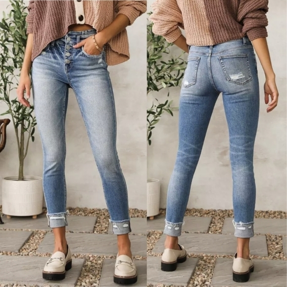 Buckle Denim - Elliott High Rise Ankle Skinny Jean Women's 26